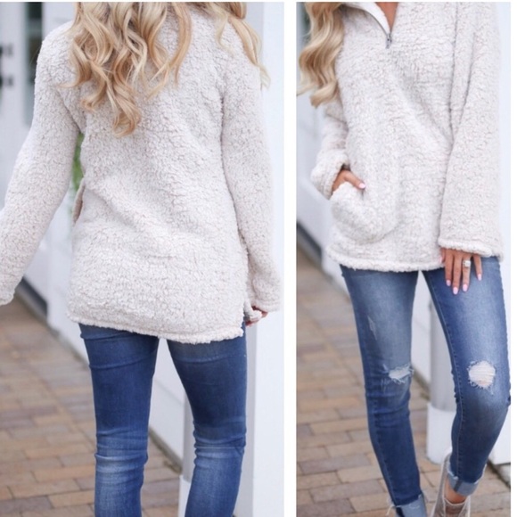 LAST: Small Softest Ever Fuzzy Pullover - Picture 4 of 4